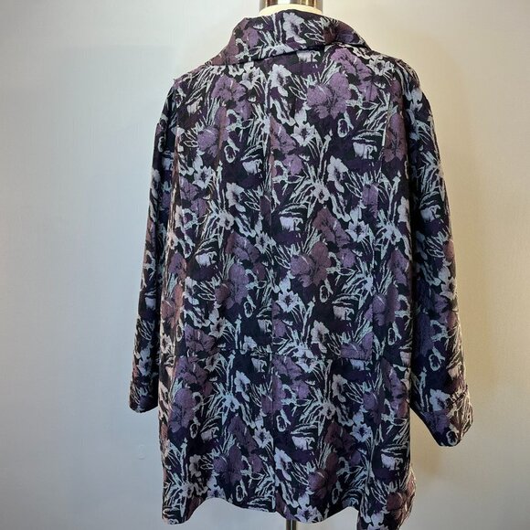 LANE BRYANT Women's Purple Blend One Button Jacket - Size 22/24 - NWT $99.95 - Picture 2 of 4